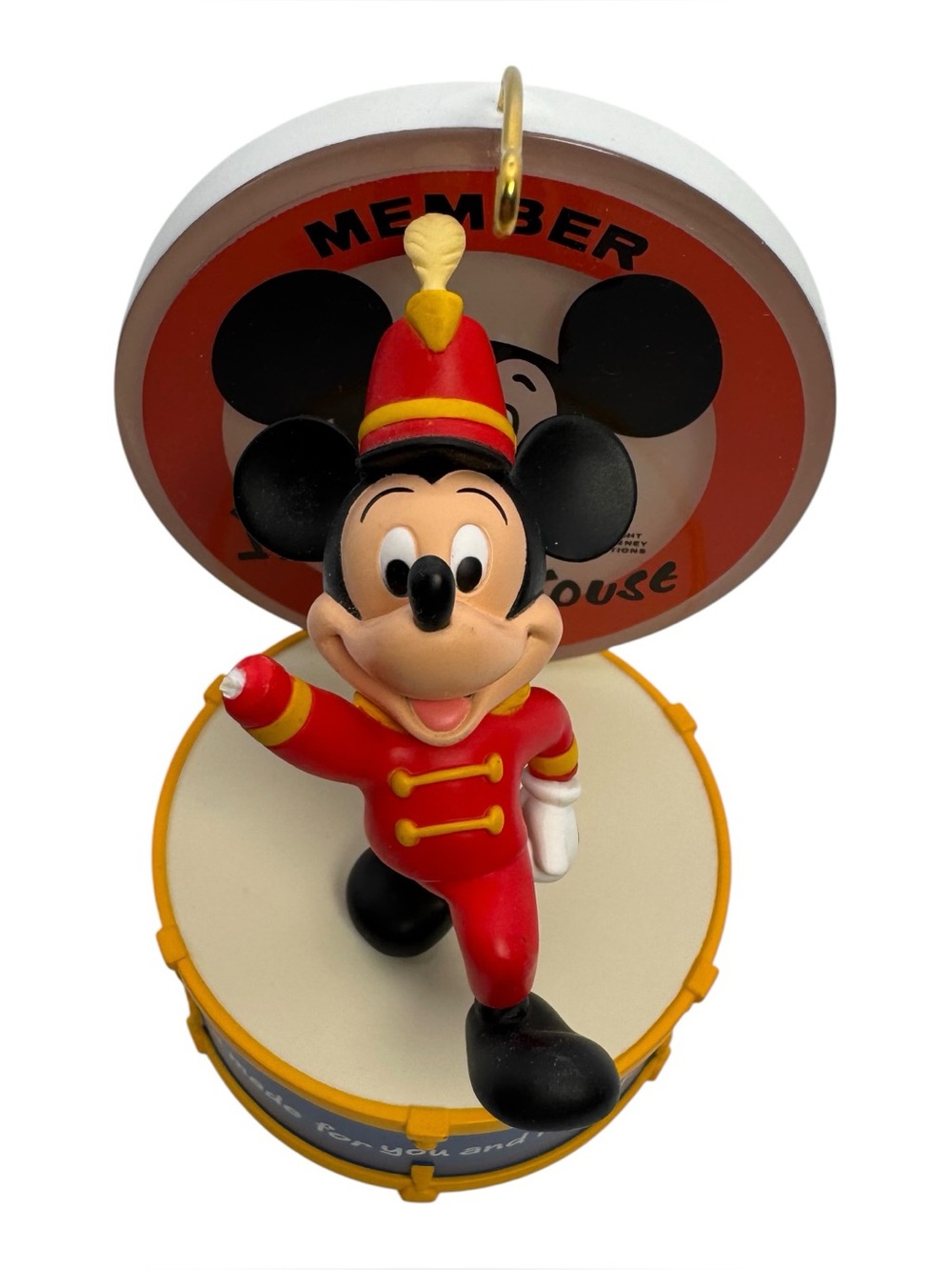 Hallmark Keepsake 2005 Disney Mickey Mouse Club 50 Years Music Fun Ornament Box
